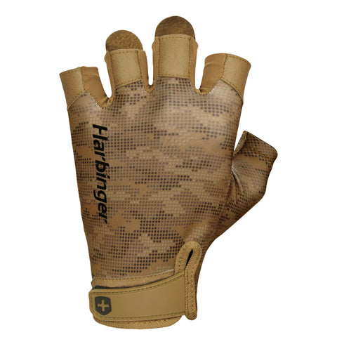 Harbinger Pro Weightlifting Gloves 2.0 Tan Camo, Extra Large